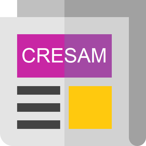 1 icone journal avec le titre CRESAM