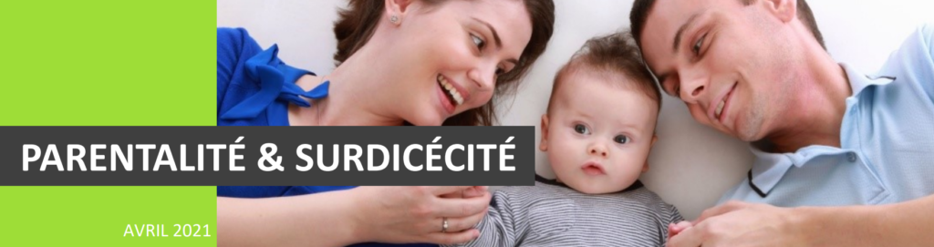 1 image bandeau de parents avec 1 enfant pour le témoignage sur la parentalité et surdicécité