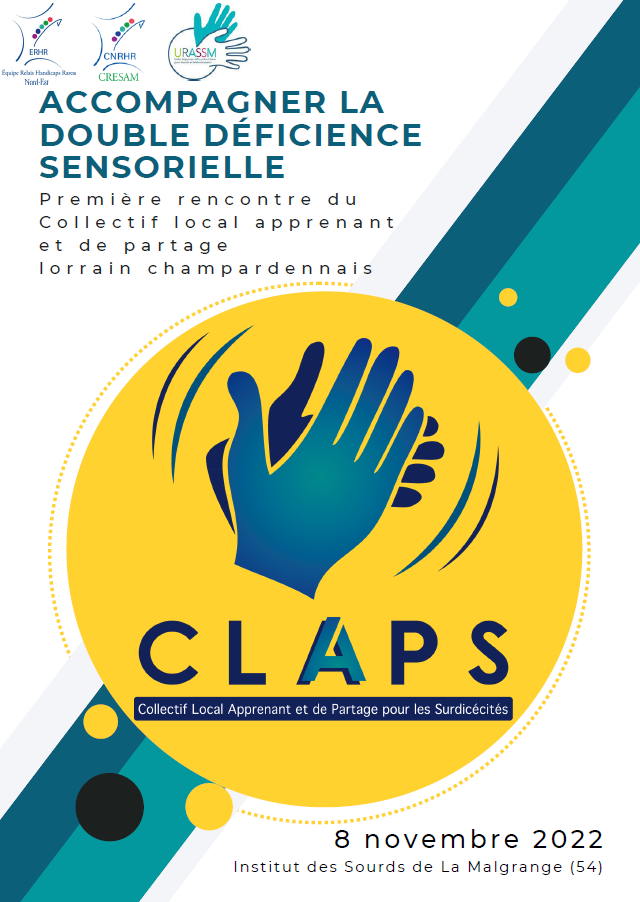 Affiche de l'événement accompagner la double déficience sensorielle