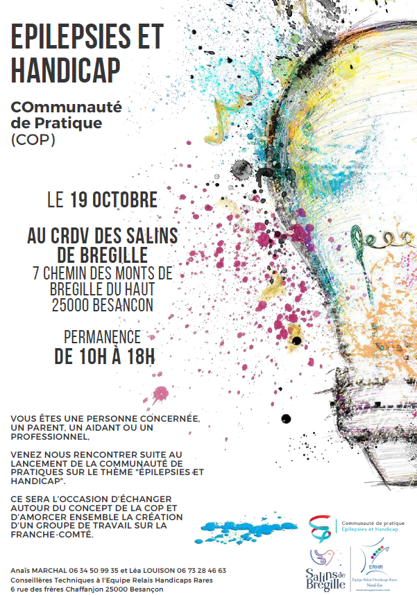 Flyer de la journée Épilepsies et handicap